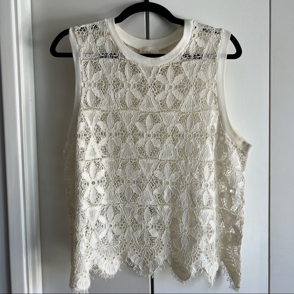 Anthroplogie Deletta lace top